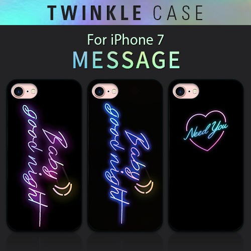 【訳あり アウトレット】 iPhone SE (第3世代) ケース カバー Dparks Twinkle Case Message [iPhone SE3/SE2/8/7]