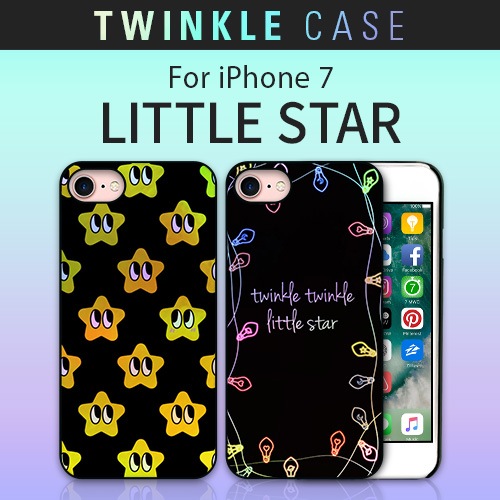 【訳あり アウトレット】 iPhone SE 第2世代 se2 ケース iPhone 8/7ケース Dparks Twinkle Case リトルスター（ディーパークス トゥインクルケース）アイフォン カバー