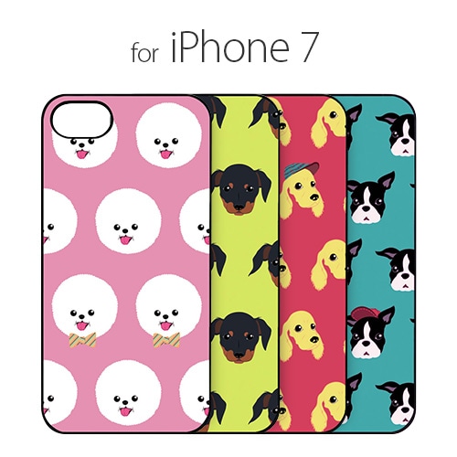 【訳あり アウトレット】 iPhone SE (第3世代) ケース カバー Dparks ブラックケース Fashionable Dog [iPhone SE3/SE2/8/7]