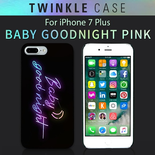 【訳あり アウトレット】 iPhone 8 Plus / 7 Plus ケース Dparks Twinkle Case BabyGoodnight（ディーパークス トゥインクルケース ベイビーグッドナイト）アイフォン カバー