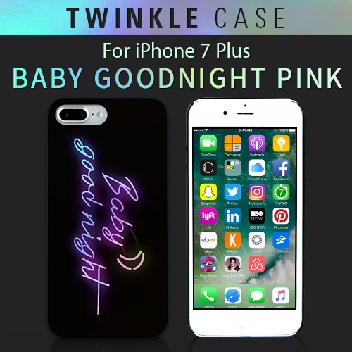 【訳あり アウトレット】 iPhone 8 Plus / 7 Plus ケース Dparks Twinkle Case BabyGoodnight（ディーパークス トゥインクルケース ベイビーグッドナイト）アイフォン カバー