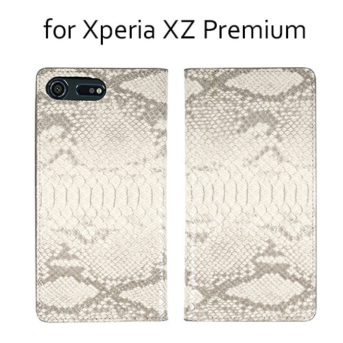 【訳あり アウトレット】 Xperia XZ Premium ケース 手帳型 GAZE Milk Snake Diary（ゲイズ ミルクスネイクダイアリー）エクスペリア エックスゼット プレミアム カ