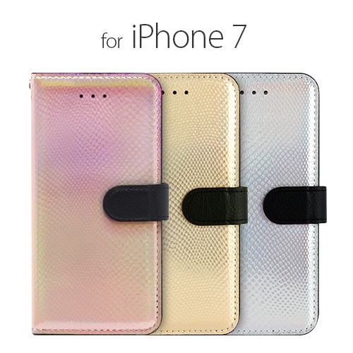 【訳あり アウトレット】 iPhone SE (第3世代) ケース カバー 手帳型 HANSMARE Hologram Calf Diary [iPhone SE3/SE2/8/7]