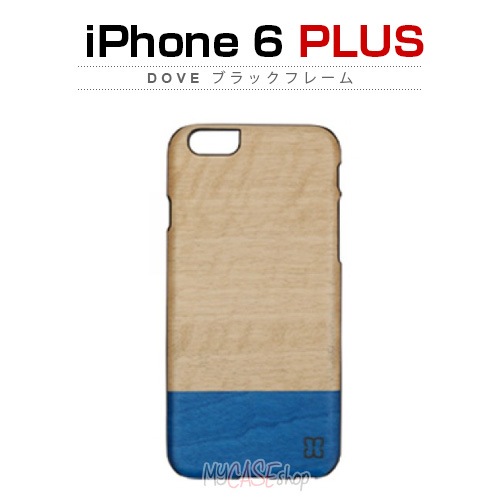 【訳あり アウトレット】 iPhone6s Plus/6 Plus ケース 天然木 Man＆Wood Dove（マンアンドウッド ダブ）アイフォン