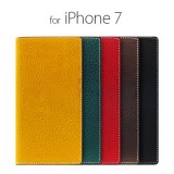 【訳あり アウトレット 半額】iPhone7 ケース 手帳型 SLG Design Minerva Box Leather Case（エスエルジーデザイン ミネルバボックスレザーケース）アイフォン 本