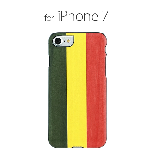 【訳あり アウトレット】 iPhone SE (第3世代 / 2022年) ケース カバー Man&Wood 天然木ケース Reggae [iPhone SE2/8/7]