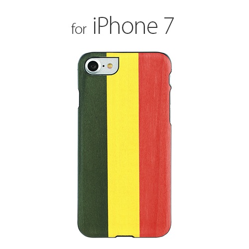 【訳あり アウトレット】 iPhone SE (第3世代 / 2022年) ケース カバー Man&Wood 天然木ケース Reggae [iPhone SE2/8/7]