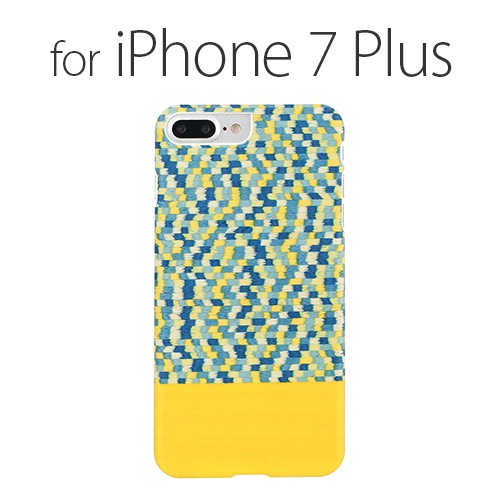 【訳あり アウトレット】 iPhone 8 Plus / 7 Plus天然木ケース Man & Wood Yellow Submarine （マンアンドウッド イエローサブマリン）アイフォン カバー 木製