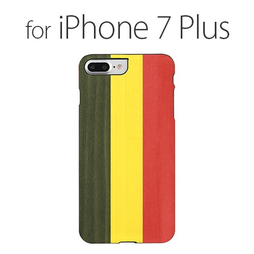 【訳あり アウトレット】 iPhone 8 Plus / 7 Plus天然木ケース Man & Wood Reggae （マンアンドウッド レゲエ）アイフォン カバー 木製