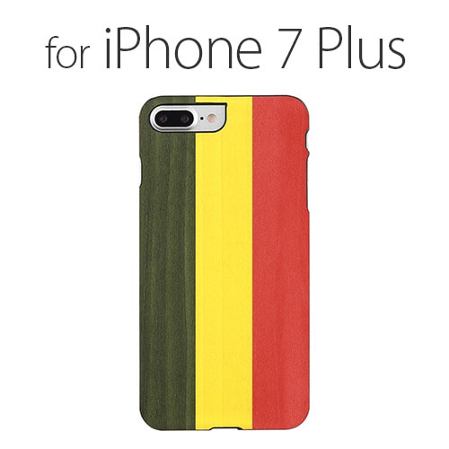 【訳あり アウトレット】 iPhone 8 Plus / 7 Plus天然木ケース Man & Wood Reggae （マンアンドウッド レゲエ）アイフォン カバー 木製
