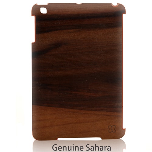 【訳あり アウトレット】【iPad mini】man&wood Real wood case Genuine Sahara I1834iPM