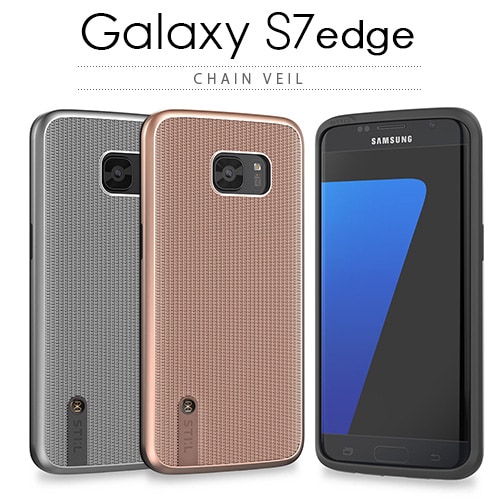 【訳あり アウトレット】 Galaxy S7 edge ケース STI:L CHAIN VEIL（スティール チェーンベール）ギャラクシー エスセブン エッジ 
