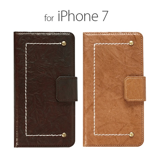 【訳あり アウトレット】 iPhone SE (第3世代) ケース カバー 手帳型 本革 STI:L VINTAGE FOLIO [iPhone SE3/SE2/8/7]