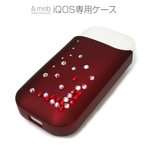 電子シガレット収納ケース モバエール タリックスワロ ルビーレッド 電子シガレット ホルダー 電子シガレット 収納 電子シガレット専用 電子シガレットホルダー