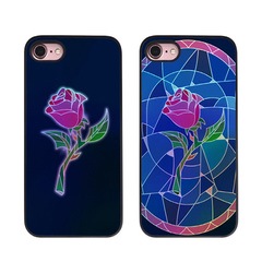 【訳あり アウトレット】iPhone 8 / 7ケース Dparks Twinkle Case ステンドグラス（ディーパークス トゥインクルケース）アイフォン カバー 4.7インチ