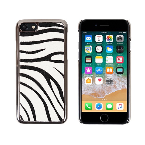 【訳あり アウトレット】 iPhone SE (第3世代) ケース カバー GAZE Zebra Calf Hair Bar [iPhone SE3/SE2/8/7]