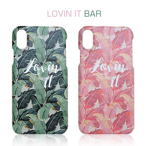 【訳あり アウトレット】 iPhone XS / X ケース Happymori Lovin it Bar（ハッピーモリ ラビンイットバー）アイフォン カバー