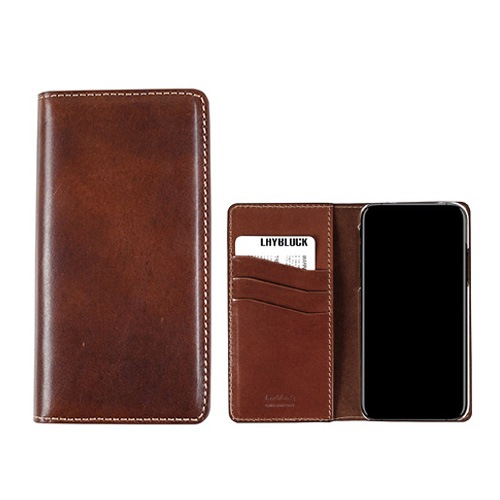 【訳あり アウトレット】 iPhone 14 / 14 Pro / 13 ケース カバー LAYBLOCK Tuscany Belly 手帳型 本革 アイフォン レザー [for iPhone XS / X / XS Max / XR]