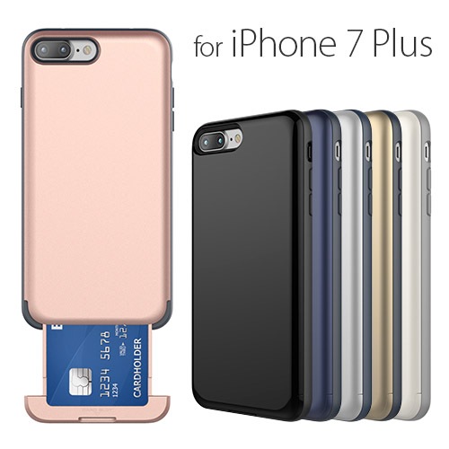 【訳あり アウトレット】 iPhone 8 Plus / 7 Plus ケース カバー NINE O'Clock Card Slot case （ナインオクロック カードスロットケース）アイフォン セブンプラス スロット式カード収納