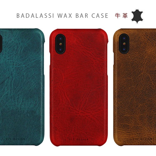 【訳あり アウトレット】 iPhone XS / X ケース SLG Design Badalassi Wax Bar case 本革 (エスエルジー バダラッシーワックスバーケース)アイフォン カバー レザー