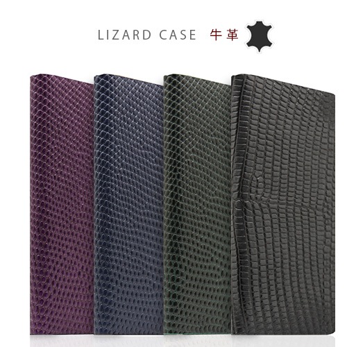 【訳あり アウトレット】iPhone Xケース SLG Design Lizard Case 手帳型 本革 （エスエルジー リザードケース）アイフォン カバー レザー