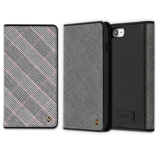 【訳あり アウトレット】 iPhone SE (第3世代) ケース カバー 手帳型 STI:L GENTLEMAN FLIP [iPhone SE3/SE2/8/7]