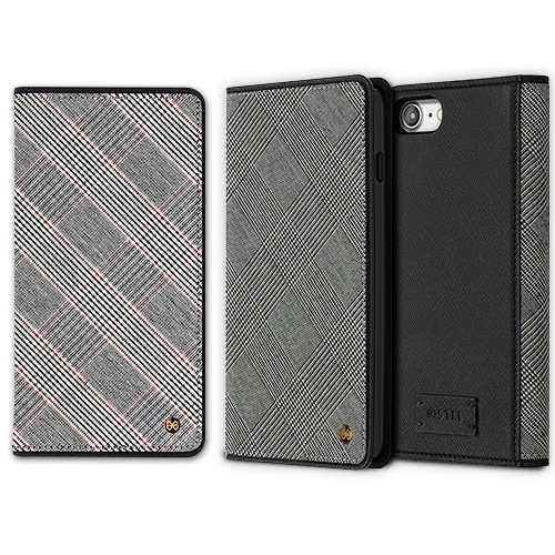 【訳あり アウトレット】 iPhone SE (第3世代) ケース カバー 手帳型 STI:L GENTLEMAN FLIP [iPhone SE3/SE2/8/7]