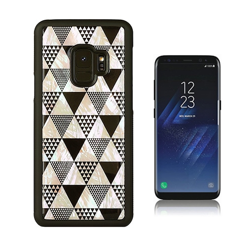 Galaxy S9 ケース 天然貝ケース ikins Pyramid（アイキンス テンネンガイ ピラミッド）ギャラクシー エスナイン カバー SC-02K SCV38