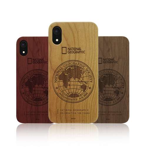 iPhone SE (第3世代) ケース カバー National Geographic 130th Anniversary case Nature Wood [iPhone SE3/SE2/XS/X/XR/XS Max/8 Plus/7Plus/8/7]