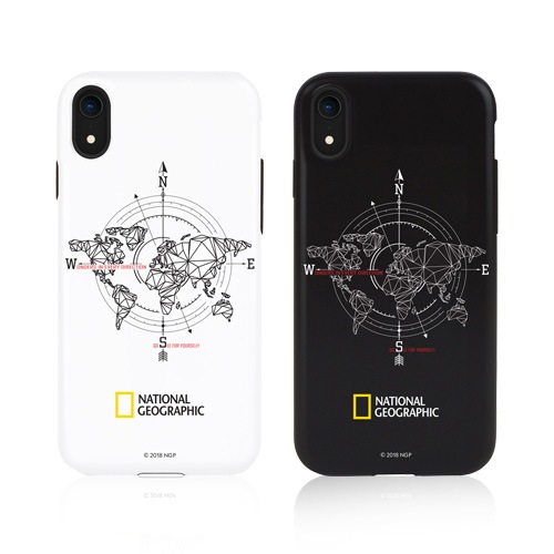 iPhone SE (第3世代) ケース カバー National Geographic Compass Case Double [iPhone SE3/SE2/11 Pro/11/11 Pro Max/XS/X/XR/XS Max/8 Plus/7Plus/8/7]