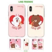 iPhone 11 Pro / iPhone 11 Pro Max / iPhone 11 ケース iPhone XS / X ケース iPhone XS Max ケース iPhone XR ケースLINE FRIENDS SLIM FIT CUPID LOVE（ラインフレンズ スリムフィット キューピッドラブ）アイフォン カバー