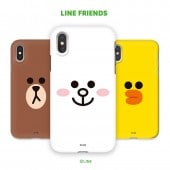 iPhone XS / X ケース iPhone XS Max ケース iPhone XR ケースLINE FRIENDS SLIM FIT FACE（ラインフレンズ スリムフィット フェイス）アイフォン カバー