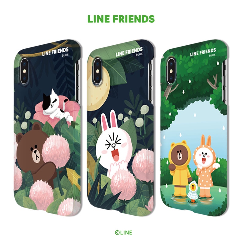 iPhone XS / X ケース iPhone XS Max ケース iPhone XR ケースLINE FRIENDS SLIM FIT テーマ（ラインフレンズ スリムフィット）アイフォン カバー