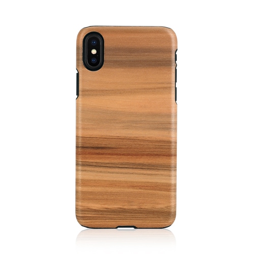 iPhone XS Max ケース天然木 Man&Wood Cappuccino(マンアンドウッド カプチーノ)アイフォン カバー 木製