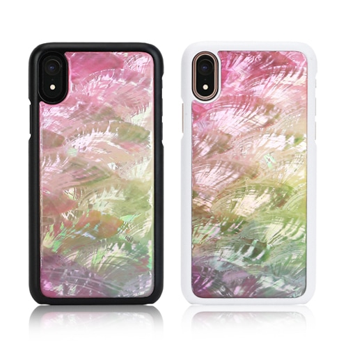 iPhone XR ケース天然貝 ikins Water flower（アイキンス ウォーターフラワー）アイフォン カバー