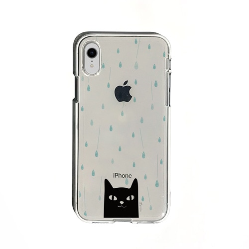 iPhone XR ケースDparks ソフトクリアケース 雨の日（ディーパークス）アイフォン カバー