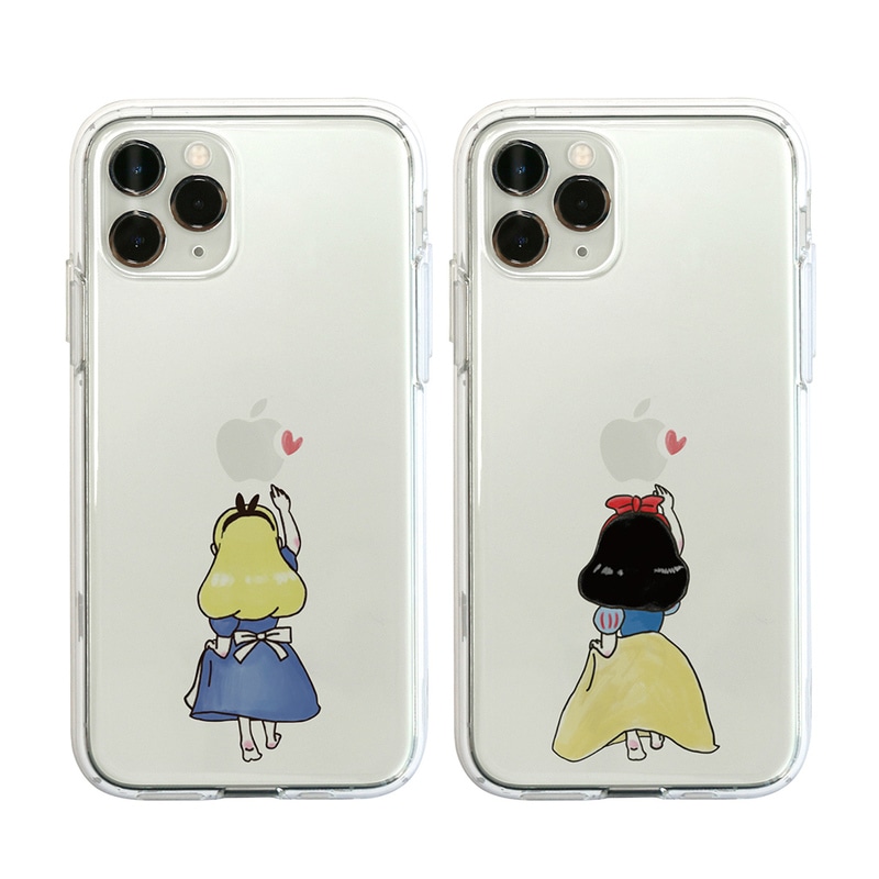 iPhone 11 Pro Max / X / XS Max ケース Dparks ソフトクリアケース ファンタジー お姫様 アリス （ディーパークス） アイフォン カバー バータイプ