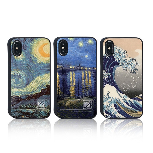 iPhone XS / X ケース iPhone XR ケース Dparks spirit case 名画シリーズ（ディーパークス スピリットケース）アイフォン カバー