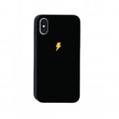 iPhone XS / X ケース Dparks ブラックケース カミナリ（ディーパークス）アイフォン カバー