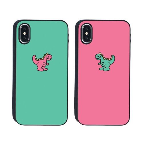 iPhone XS / X ケース Dparks ブラックケース ミニザウルス（ディーパークス）アイフォン カバー