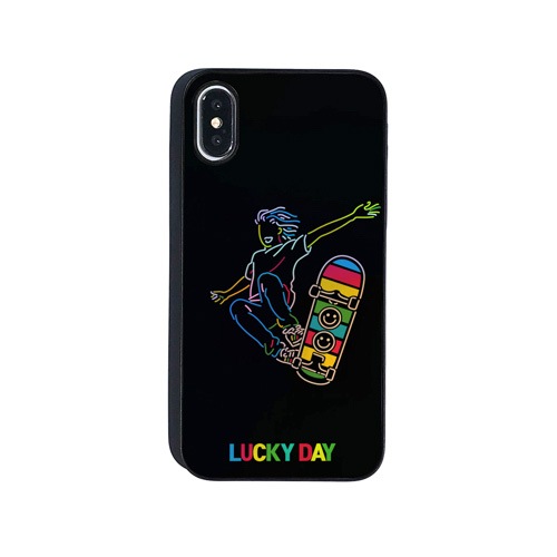 iPhone XS / X ケース Dparks Twinkle Case スケーター（ディーパークス トゥインクルケース）アイフォン カバー ホログラム