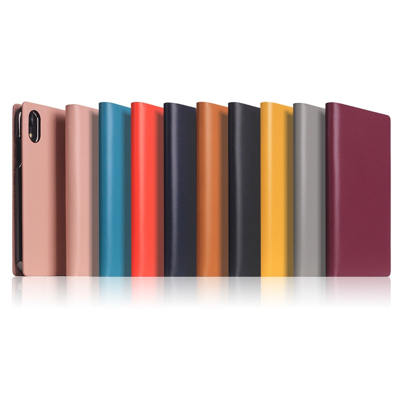 iPhone 11 ケース [iPhone XR ケース] SLG Design Calf Skin Leather Diary （カーフスキンレザダイアリー）【手帳型 / 本革】