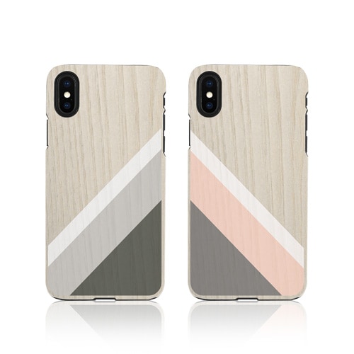 【iPhone XS / X ケース】Man&Wood Suit【木製】