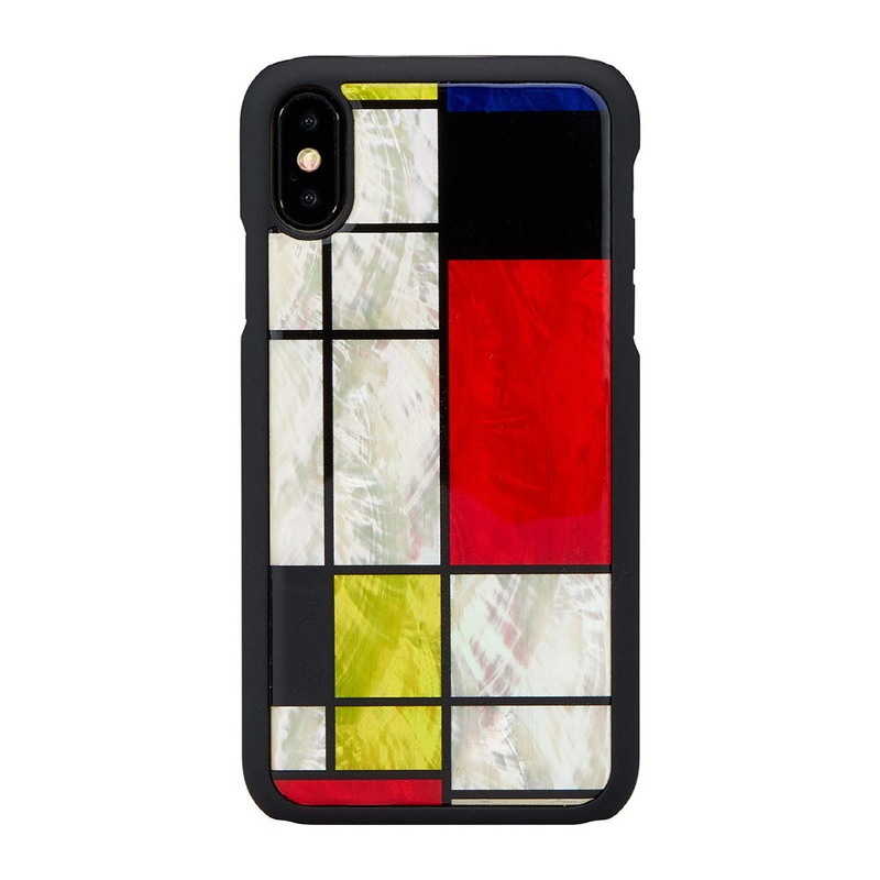 iPhone XS Max 天然貝 ケース ikins Mondrian（アイキンス モンドリアン）アイフォン カバー 6.5インチ バッグカバー