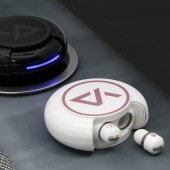 ブルートゥース イヤホン 完全ワイヤレスイヤホン Air Twins +（エアーツインズ プラス）モバイルバッテリー付き 超小型 左右独立 完全独立 無線イヤホン Bluetooth 置くだけで充電