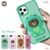 iPhone 11 Pro ケース カバー LINE FRIENDS SILICON  [iPhone 11 Pro/11/XS/X]