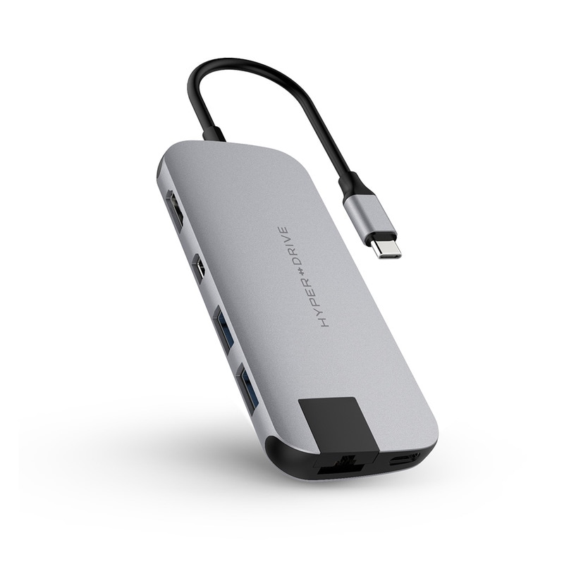 DOCKCASE USB C Hub 8-in-1：HDディスプレイ、10Gbps高速データ転送、1000Mbps LANポート、USB3. 