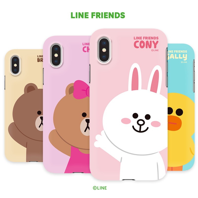 【訳あり アウトレット】 iPhone 11 Pro / iPhone 11 Pro Max / iPhone 11 ケース iPhone XS / X ケース iPhone XS Max ケース iPhone XR ケースLINE FRIENDS SLIM FIT ベーシック（ラインフレンズ スリムフィット）アイフォン カバー