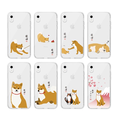 【訳あり アウトレット】 iPhone 12 mini iPhone 12 Pro / 12 ケース [iPhone 11 Pro/11/11 Pro Max/XS/X/XS Max/XR ケース] abbi FRIENDS しばたさんクリアケース