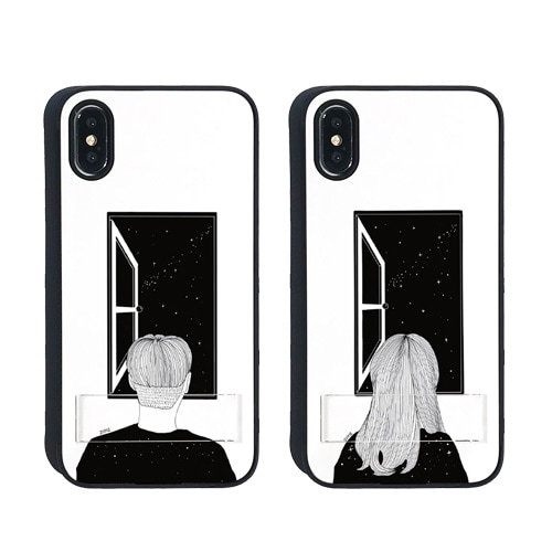 【訳あり アウトレット】 iPhone XS / X / XR ケース Dparks spirit case 窓際